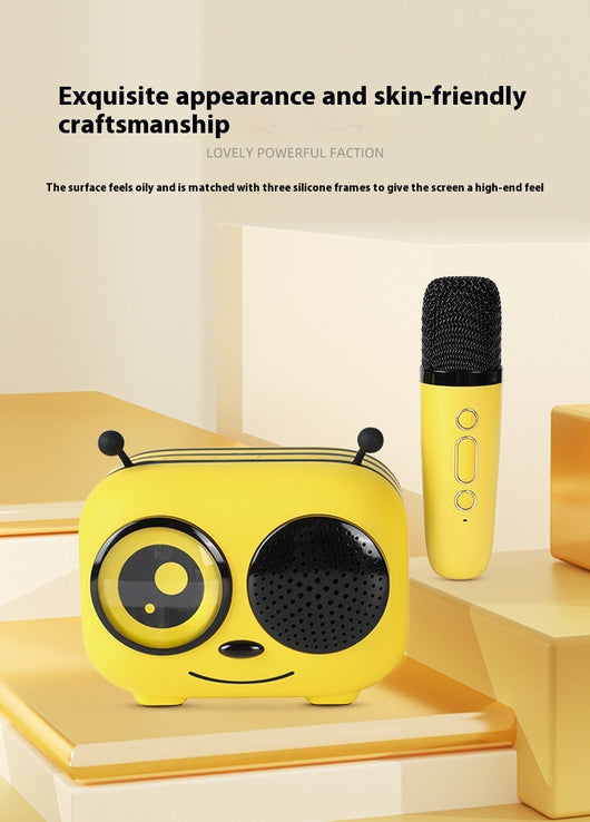 Micrófono Karaoke Inalámbrico con Parlante Bluetooth Integrado Home Bee - Image 16