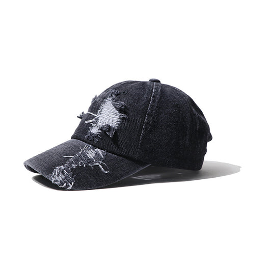 Gorra de Béisbol Unisex con Detalles Perforados en Denim - Image 9