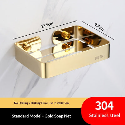 Repisa de Baño Estilo Francés Dorada Premium sin Taladro - Image 27