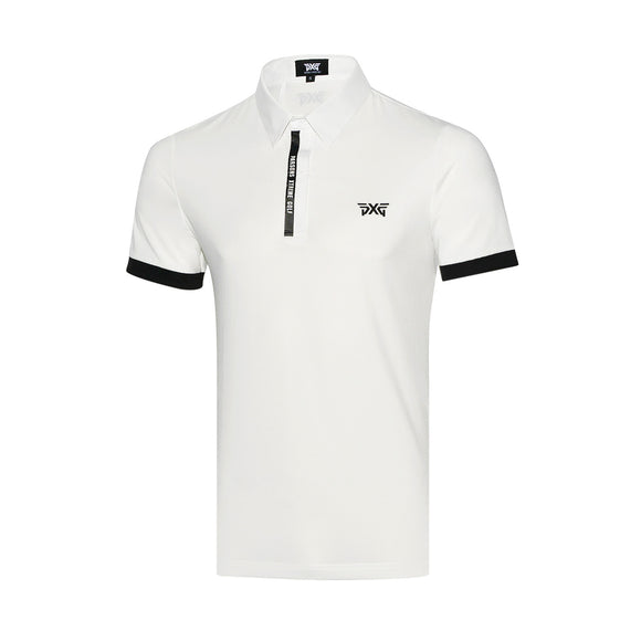 Camiseta Golf Hombre Manga Corta Transpirable Casual Deportiva