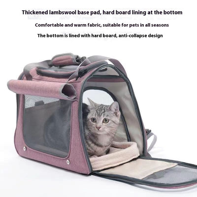Bolsa Transportadora para Gatos Transpirable de Gran Capacidad - Image 4