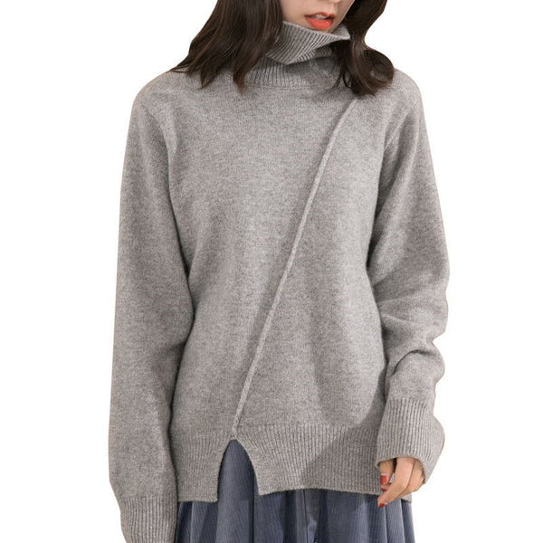 Suéter Cuello Alto para Otoño e Invierno