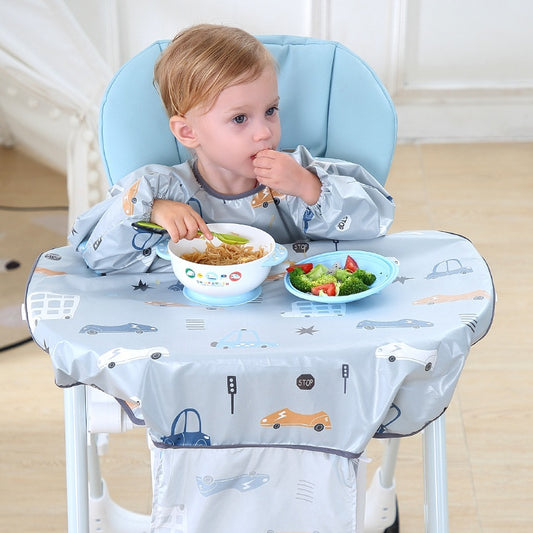 Babero Delantal Impermeable para Alimentación Infantil