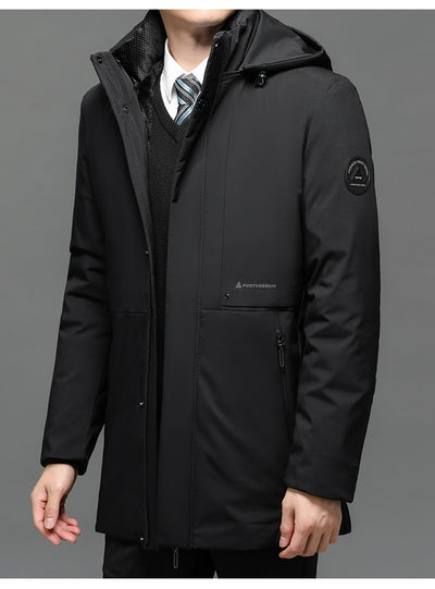 Abrigo de Algodón Grueso Talla Grande para Hombre - Image 22