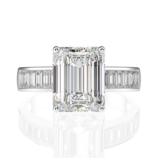 Anillo de Compromiso Rectangular