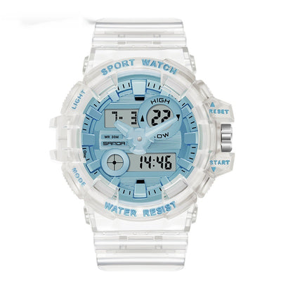 Reloj Deportivo Digital Dual Display Pantalla Grande Luminoso Resistente al Agua Unisex - Image 9