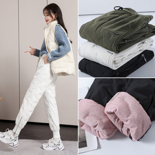 Pantalones Térmicos Deportivos para Mujer en Algodón y Plumón de Pato - Image 7