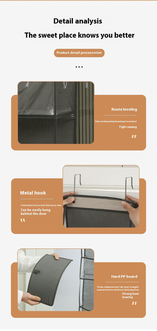 Organizador de Puerta Transparente Multifuncional con Bolsas Colgantes - Image 17