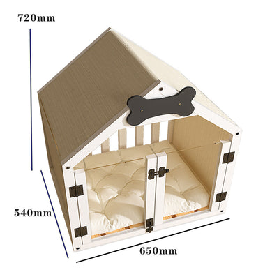 Casa de Madera Maciza para Perros - Desmontable y Lavable - Image 15