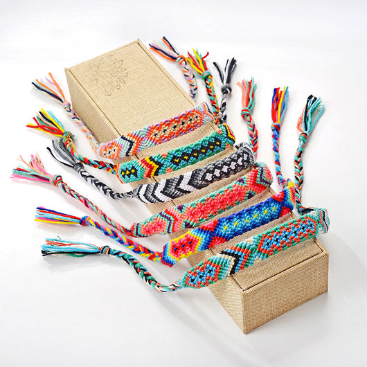 Joyas Tejidas Étnicas Totem Coloridas - Estilo Retro Bohemio - Image 15