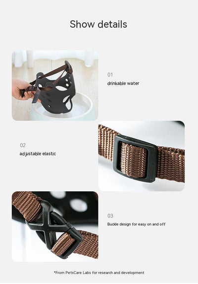 Bozal Suave de Goma para Perros - Protección Anti-mordidas - Image 13