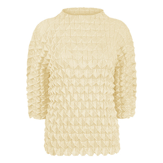 Blusa Plisada Artesanal para Mujer en Colores Sólidos - Image 5