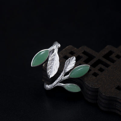 Anillo Vintage con Hojas Delicadas - Image 3