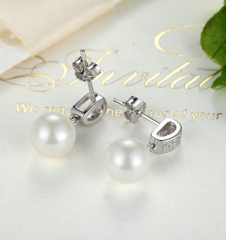 Aretes Colgantes de Perla en Plata 925 - Joyería Fina para Mujer - Image 4