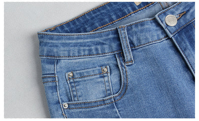 Jeans Slim Skinny Elásticos con Detalles de Cuentas - Image 11