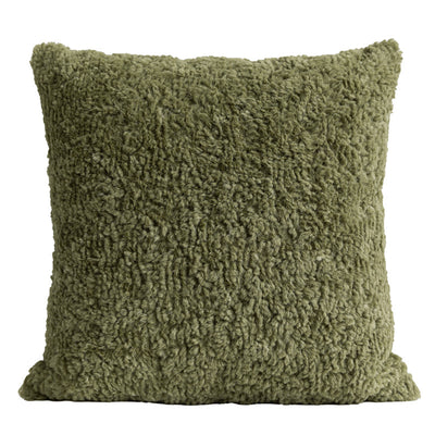 Almohada Decorativa Plisada Verde en Relieve 3D - Image 7