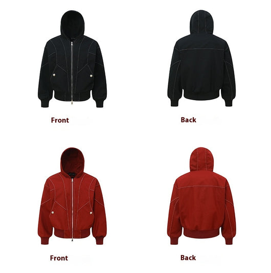 Chaqueta Suelta Retro Americana de Alto Impacto para Hombre - Image 9