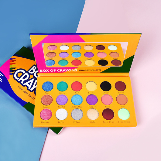 Paleta de Sombras 18 Colores Perlados y Mate Burst