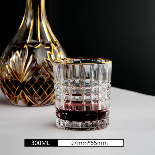 Juego de 2 Copas de Whiskey en Cristal Dorado - Image 17