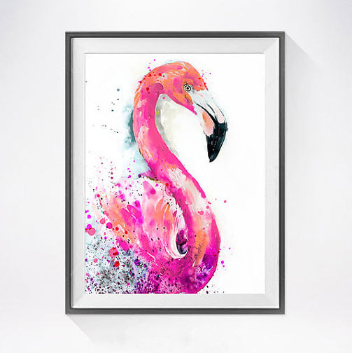 Pintura de Diamantes 5D Flamencos - Kit Completo de Bordado con Diamantes