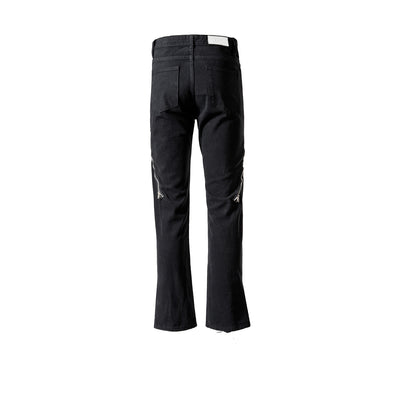 Pantalones Rectos Unisex de Pierna Ancha con Detalles Decorativos - Image 2