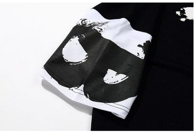 Playera Holgada con Capucha Estilo Graffiti - Diseño Urban Hip-Hop para Hombre - Image 8