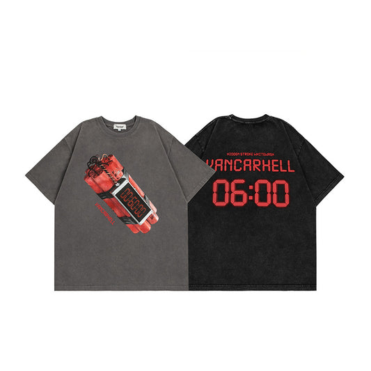 Playera Estampada de Manga Corta para Hombre