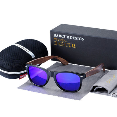 Gafas de Sol Polarizadas de Madera para Hombre - Image 3