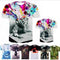 Camiseta 3D Rock and Roll con Diseño Artístico Moderno