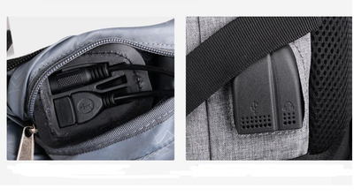 Mochila Deportiva Multifuncional con Puerto USB para Estudiantes y Viajeros - Image 4