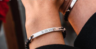 Pulsera Ajustable con Cuentas Personalizadas y Placa Grabada - Image 27