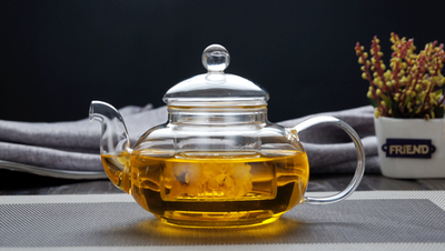 Juego de Tetera de Vidrio Resistente al Calor con Filtro - Set Completo para Té de Hierbas - Image 2
