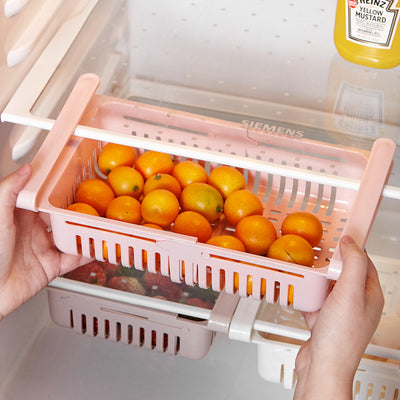 Cesta Organizadora de Refrigerador Extensible Multiuso para Cocina - Image 2