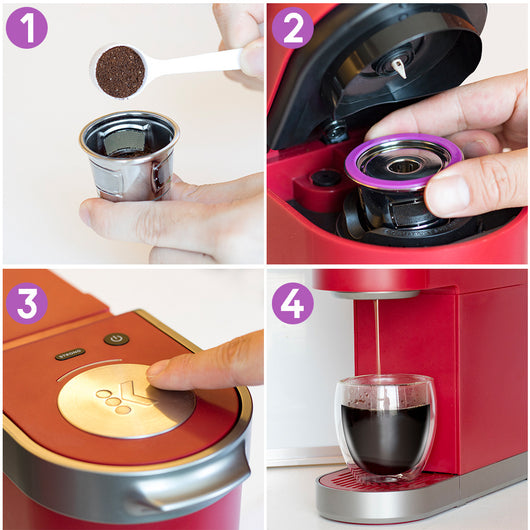 Filtro de Café Reutilizable de Acero Inoxidable para K Cup