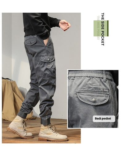 Pantalones Casuales Slim Fit para Hombre con Ajuste en Tobillo - Image 16