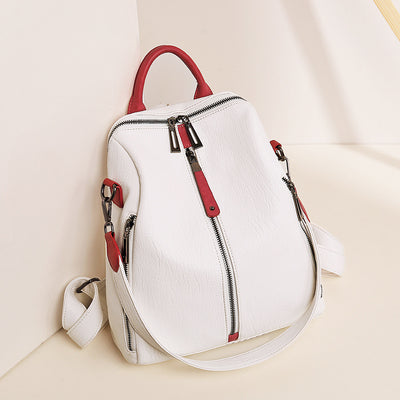 Mochila de Cuero Suave Antirrobo con Estilo Aventurero - Image 3