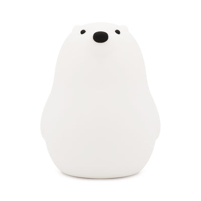 Luz Nocturna Suave Osito Blanco - Lámpara LED Silicona para Dormir - Image 3