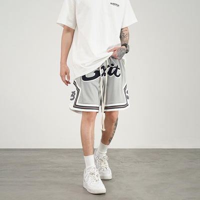 Shorts de Baloncesto con Malla Reforzada y Bordados - Image 8