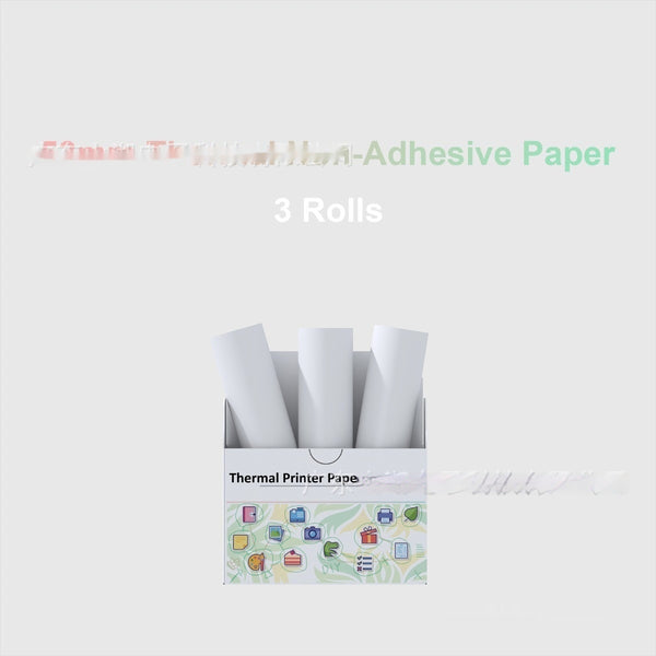 Papel Termosensible 53mm Blanco de 10 Años