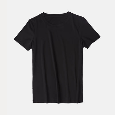 Camiseta Básica de Algodón Puro para Mujer - Versátil y Cómoda - Image 4
