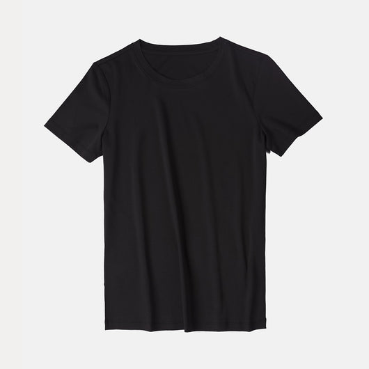 Camiseta Básica de Algodón Puro para Mujer - Versátil y Cómoda - Image 4