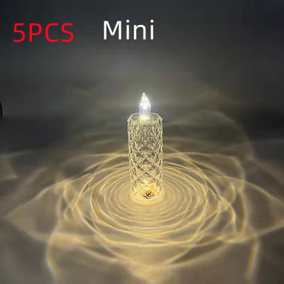 Lámpara LED Rosa Diamante Romántica para Dormitorio y Sala - Image 16