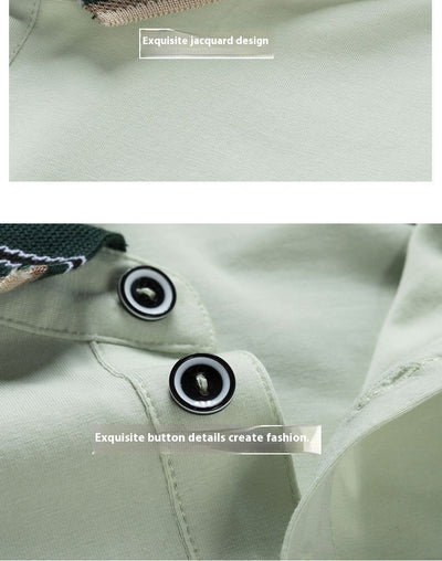 Conjunto de Polo y Pantalón Largo Transpirable de Secado Rápido para Hombre - Image 8
