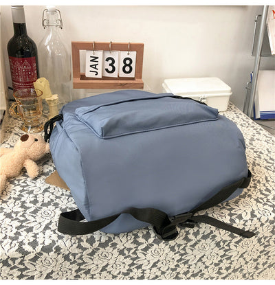 Mochila Canvas Mori Estilo Minimalista - Bolsa Escolar Versátil - Image 3