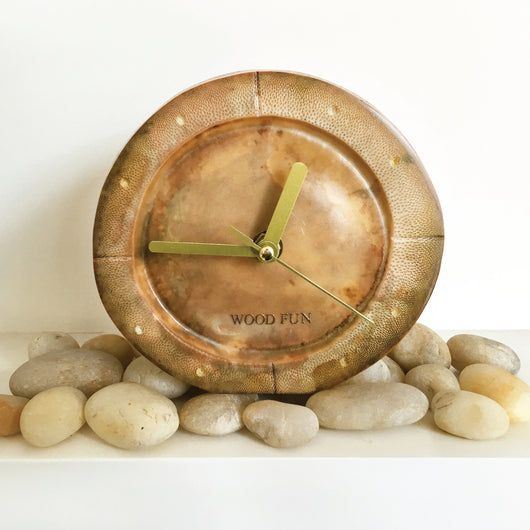 Reloj de Pared Silencioso Bambú Minimalista - Diseño Nórdico Moderno