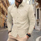 Camisa Casual de Manga Larga con Botones para Hombre