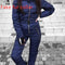 Azul marino Fake fur