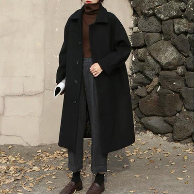 Abrigo de Lana Midi para Mujer - Otoño e Invierno - Image 7
