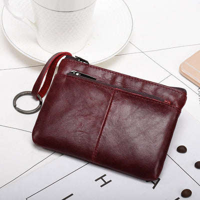 Billetera Retro de Cuero Genuino con Compartimento para Monedas - Image 17