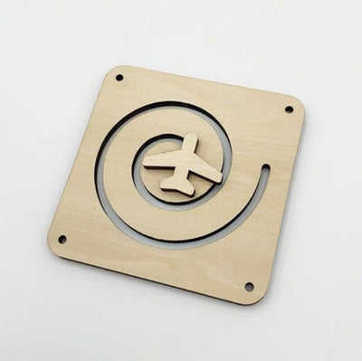 Reloj Despertador Educativo de Madera Pintado a Mano con Engranajes - Image 22